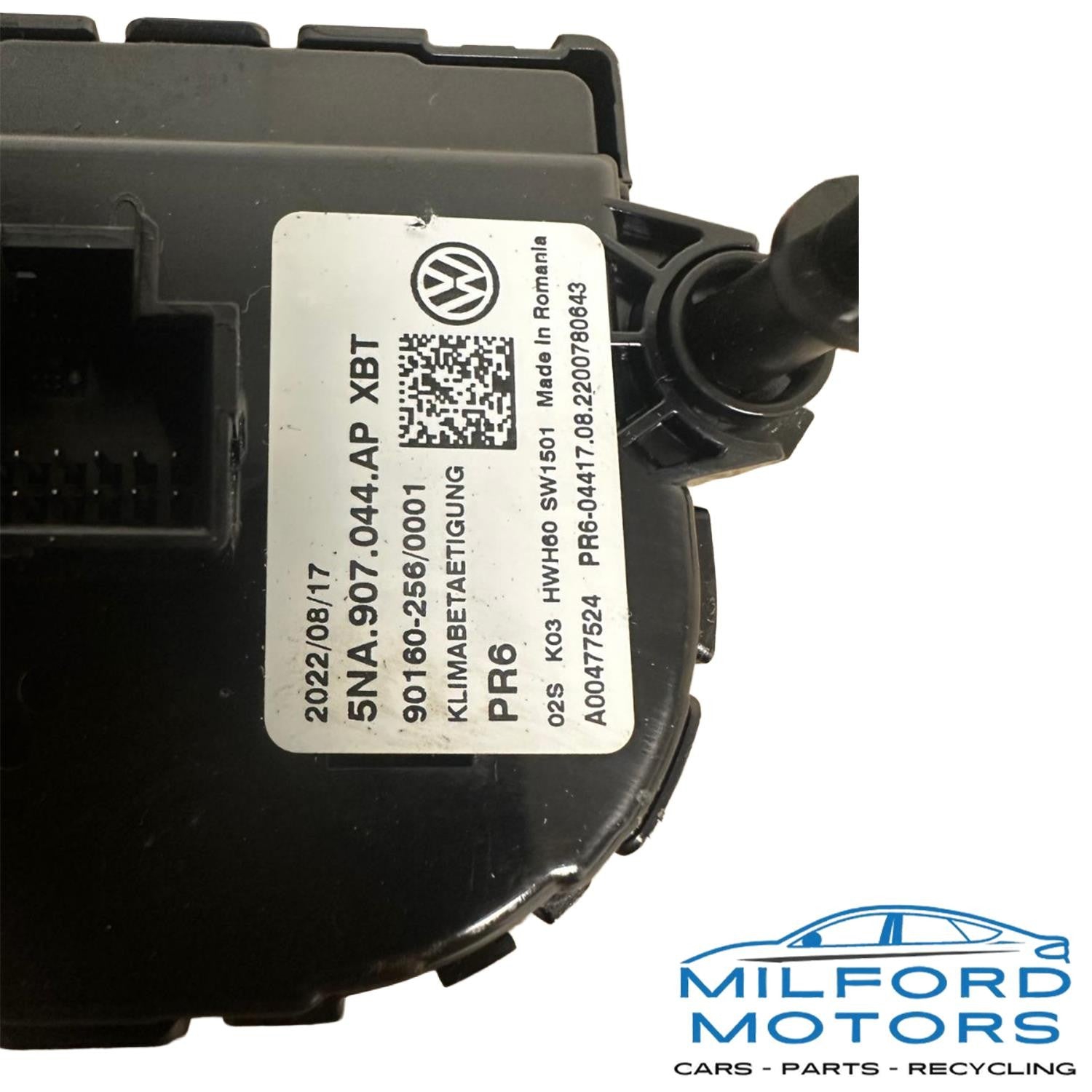 Black Dual Zone Temperature Control Fits 2022-2023 Volkswagen Tiguan 2.0L