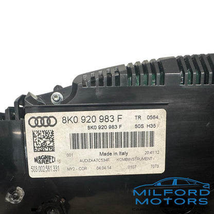 Instrument Speedometer HeadCluster Fits 2013-2016 Audi A4 & Allroad 77k miles