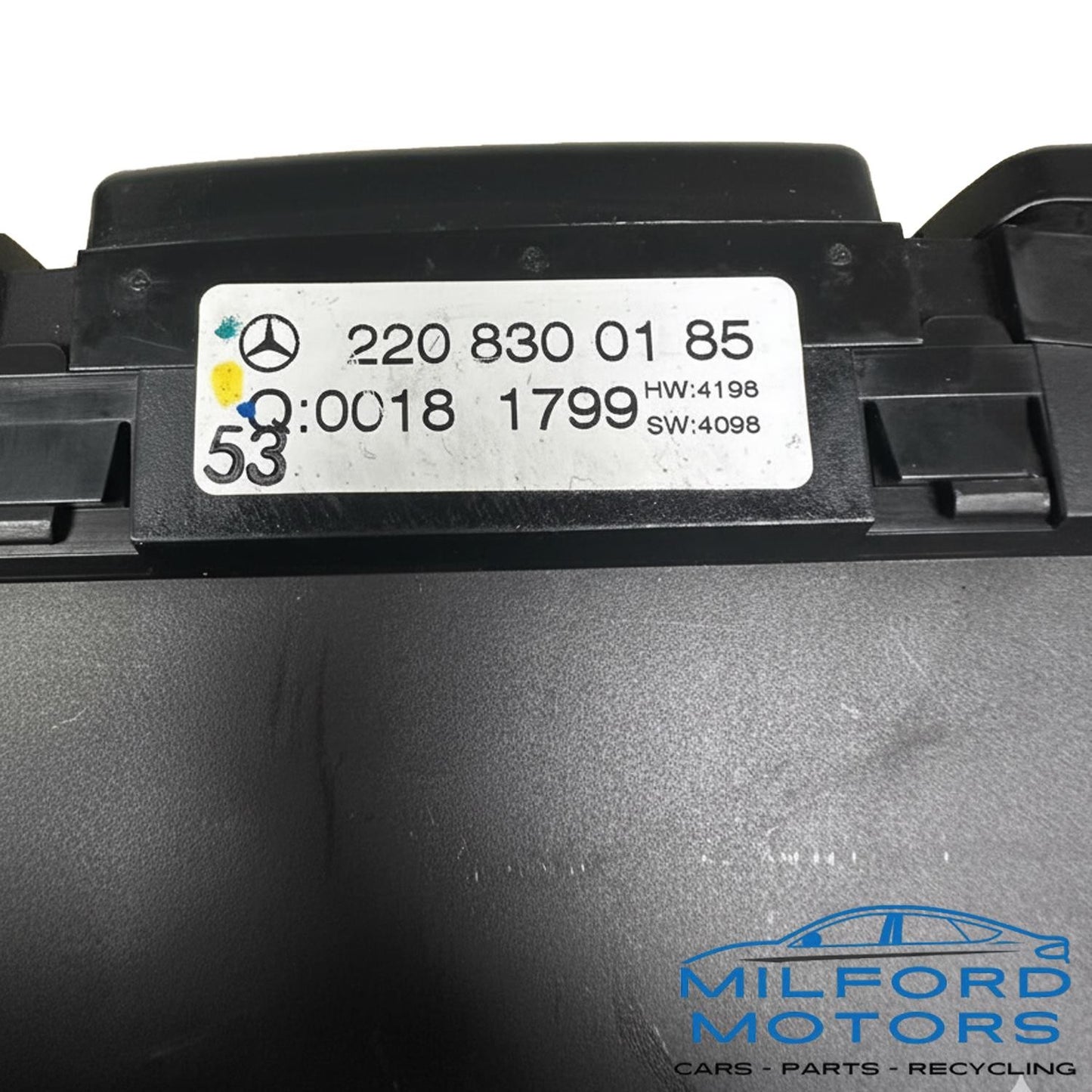 Black Automatic Temperature Control Fits 00-2006 Mercedes-Benz CL-Class S-Class