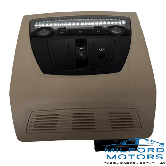 TAN Roof Console Fits 2011 BMW 550i Sedan 4.4L