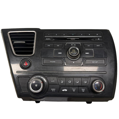 Audio Radio AM/FM CD Player Fits 2013-2015 Honda Civic 1.8L 39100-TR3-A314-M1