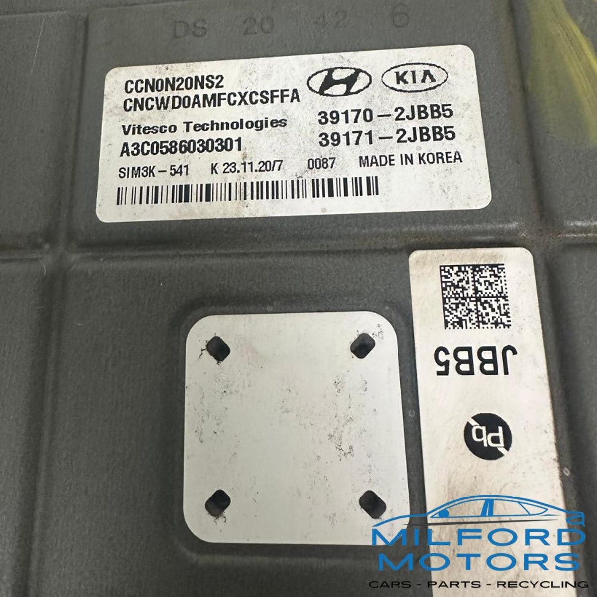Electronic Control Module (ECM) Fits 2021-2022 Hyundai Elantra 2.0L 391712JBB5