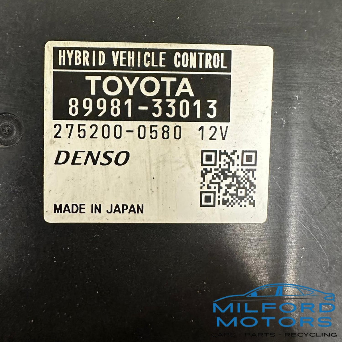 Electronic Control Module (ECM) Fits 2007 Toyota Camry Hybrid 2.4L 89981-33013