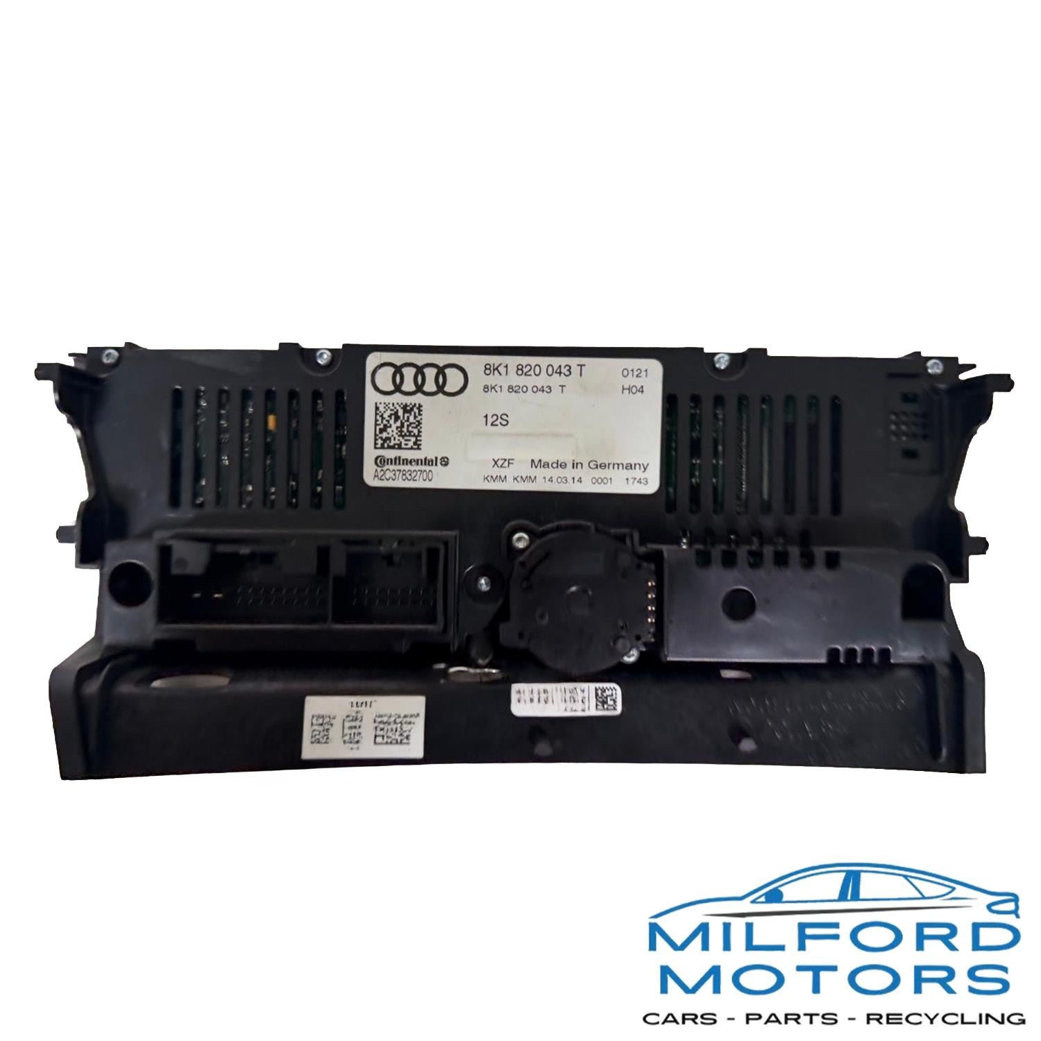 Dual Zone Heat Climate Temperature Control Fits 2013-2016 Audi A4 Sedan 2.0L