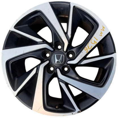 18x7-1/2 10-Angle Spoke Allloy Wheel Rim Fits 2019-2021 Honda HR-V Sport 1.8L