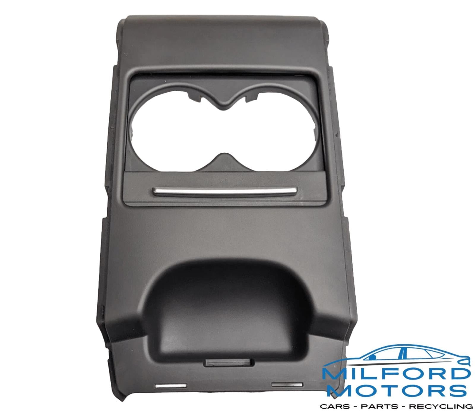 Rear Center Console Armrest Cover Cup Holder Trim - 2015 Audi A8 Sedan 4.0L