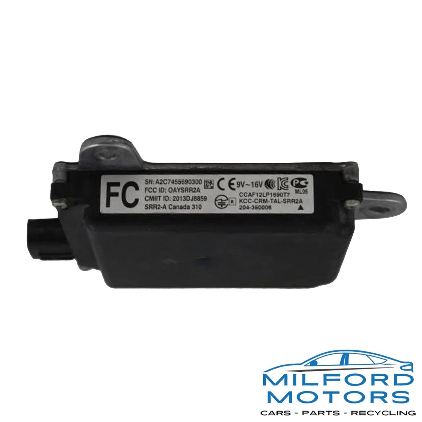 Camera/Projector Radar Unit Mounted Behind Grille Fits 2017 Toyota Mirai Sedan