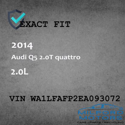 Radio Audio with Face Panel and Receiver Fits for 2014 Audi Q5 Premium Plus 2.0L