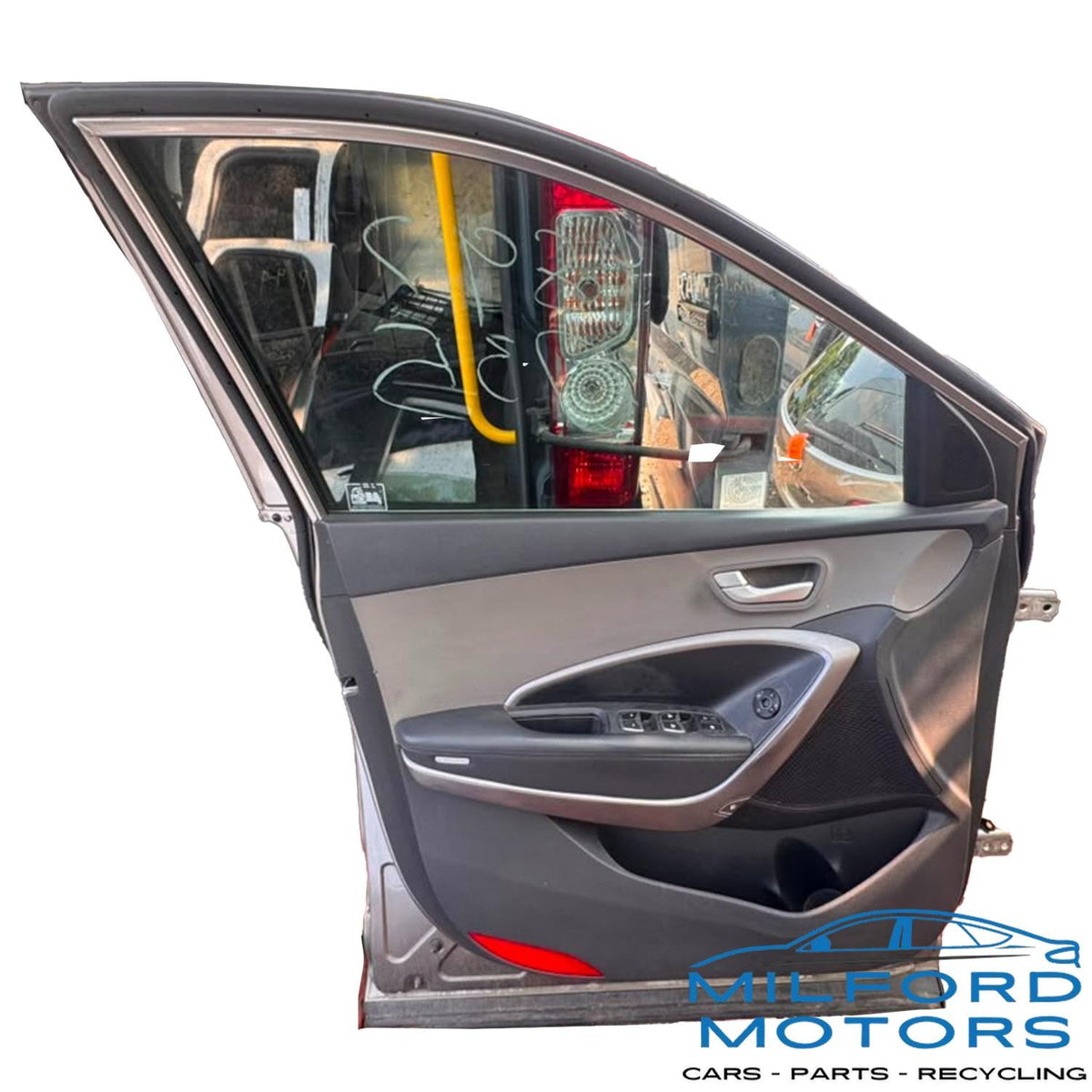 Left Front Door Panel Assembly Gray IM Fits 13-2019 Hyundai Santa Fe Sport 2.4L