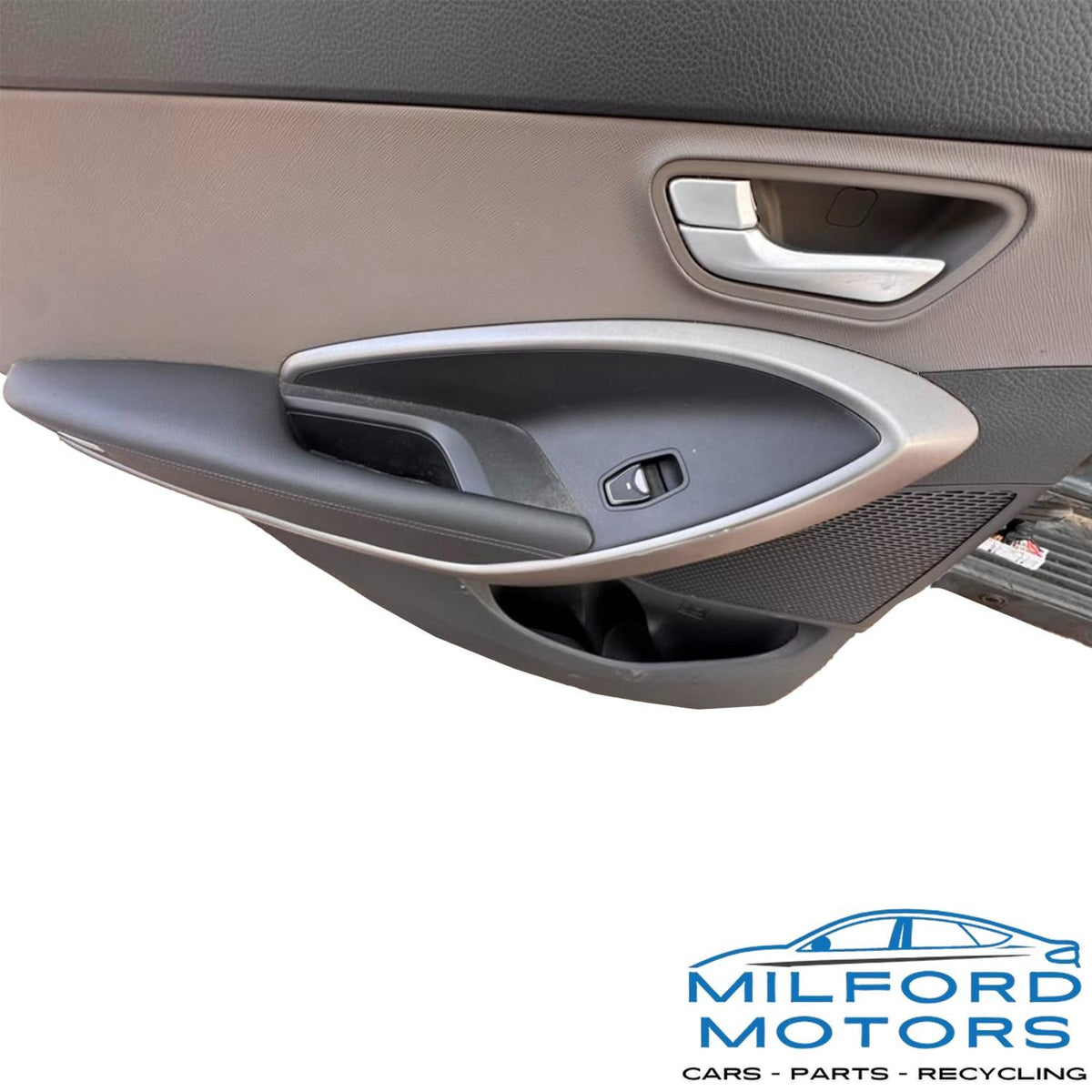 Left Rear Electric Door Panel Gray IM Fits 2013-2018 Hyundai Santa Fe Sport 2.4L