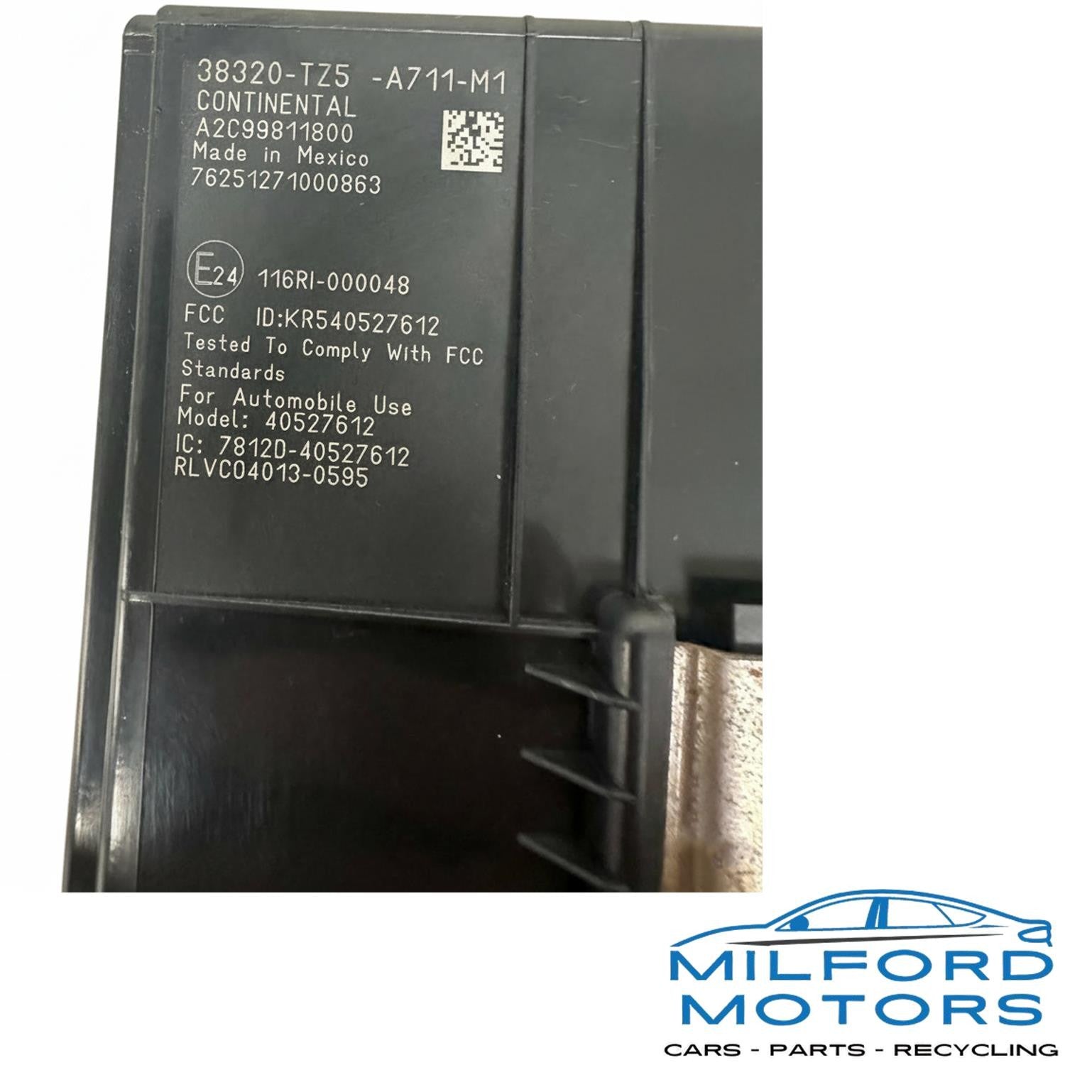OEM Smart Power Control Module Fits 2017-2020 Acura MDX 3.5L ID:38320-TZ5-A711