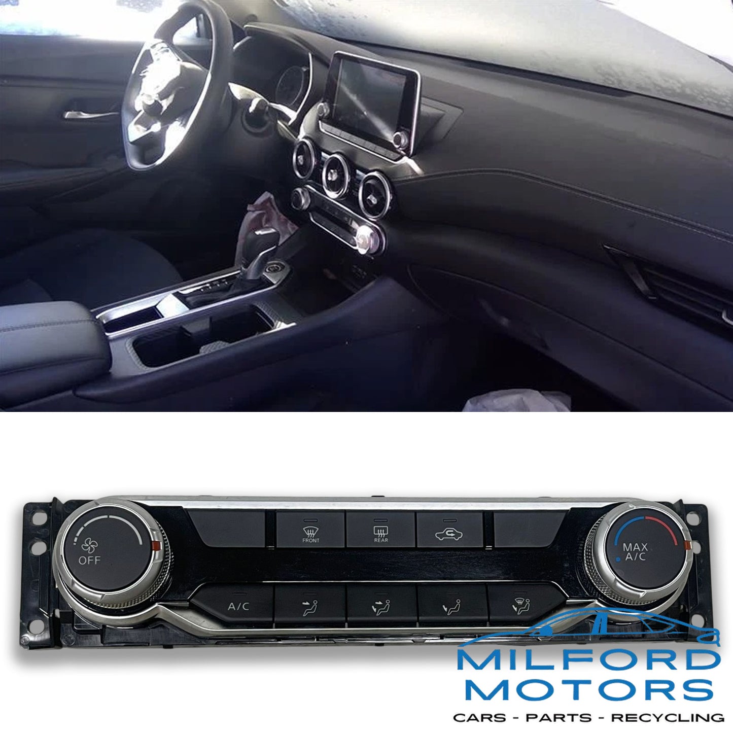 OEM Black Manual Temperature Control  Fits 24-2025 Nissan Sentra SV Sedan 2.0L