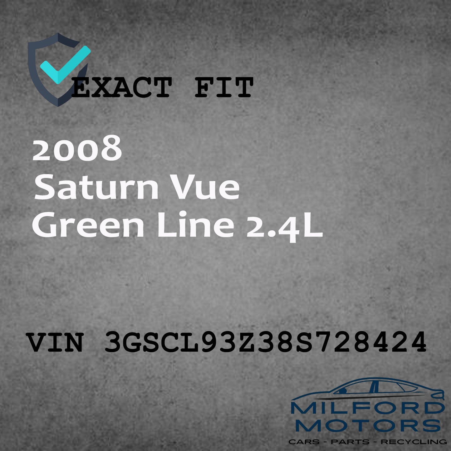 Electronic Control Module (ECM)  Fits 2008 Saturn Vue Green Line 2.4L