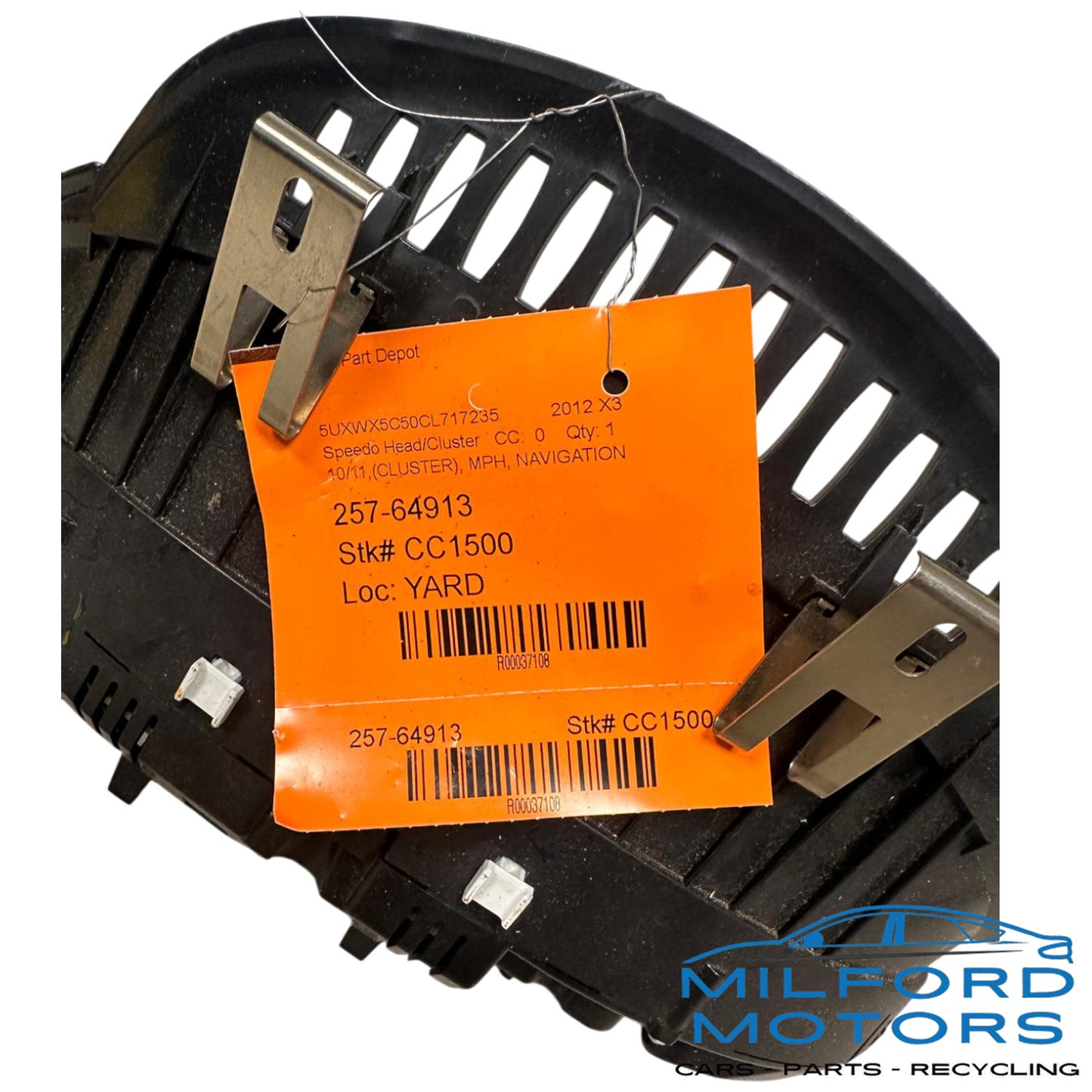 Speedometer Cluster w/ Navigation  Fits 2012-2013 BMW 528i 535i 550i X3 84K