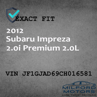 Engine Control Module Engine/Motor Fits 2012 Subaru Impreza 2.0L (A.T, CVT)