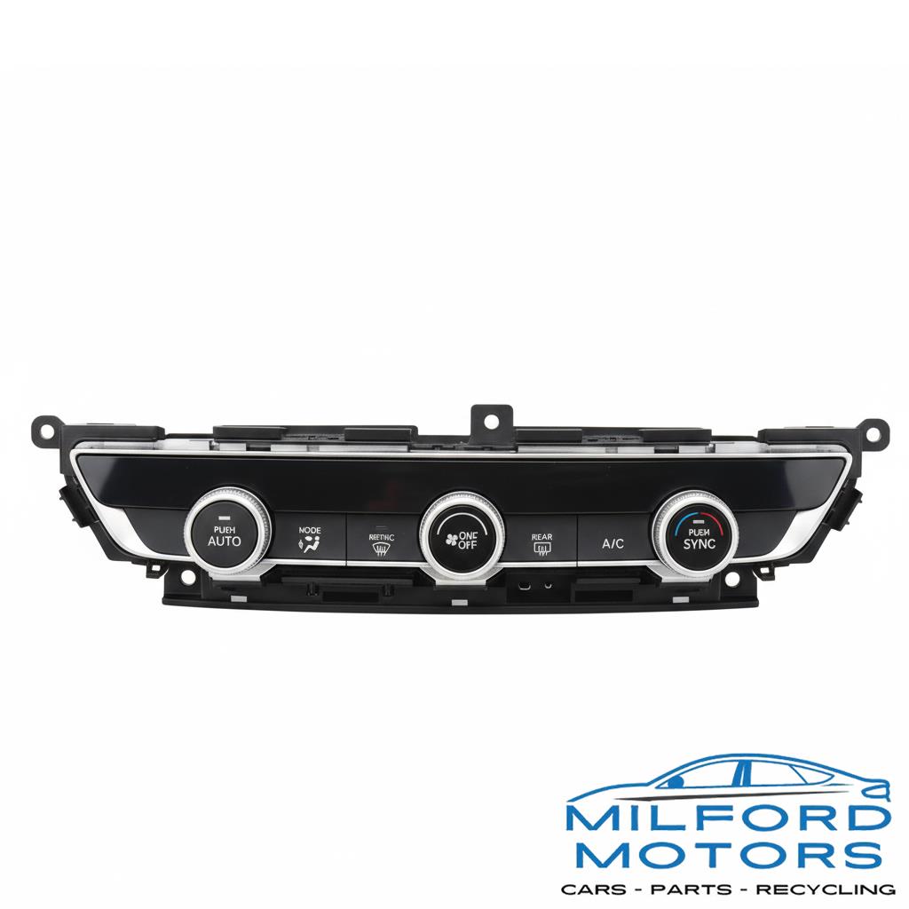 Black Automatic Temperature Control Fits 2018-2020 Honda Accord 1.5L