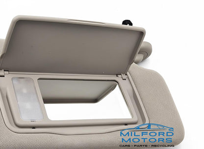 Gray Passenger Side Sun Visor  Fits 2018-2022 Honda Accord 1.5L