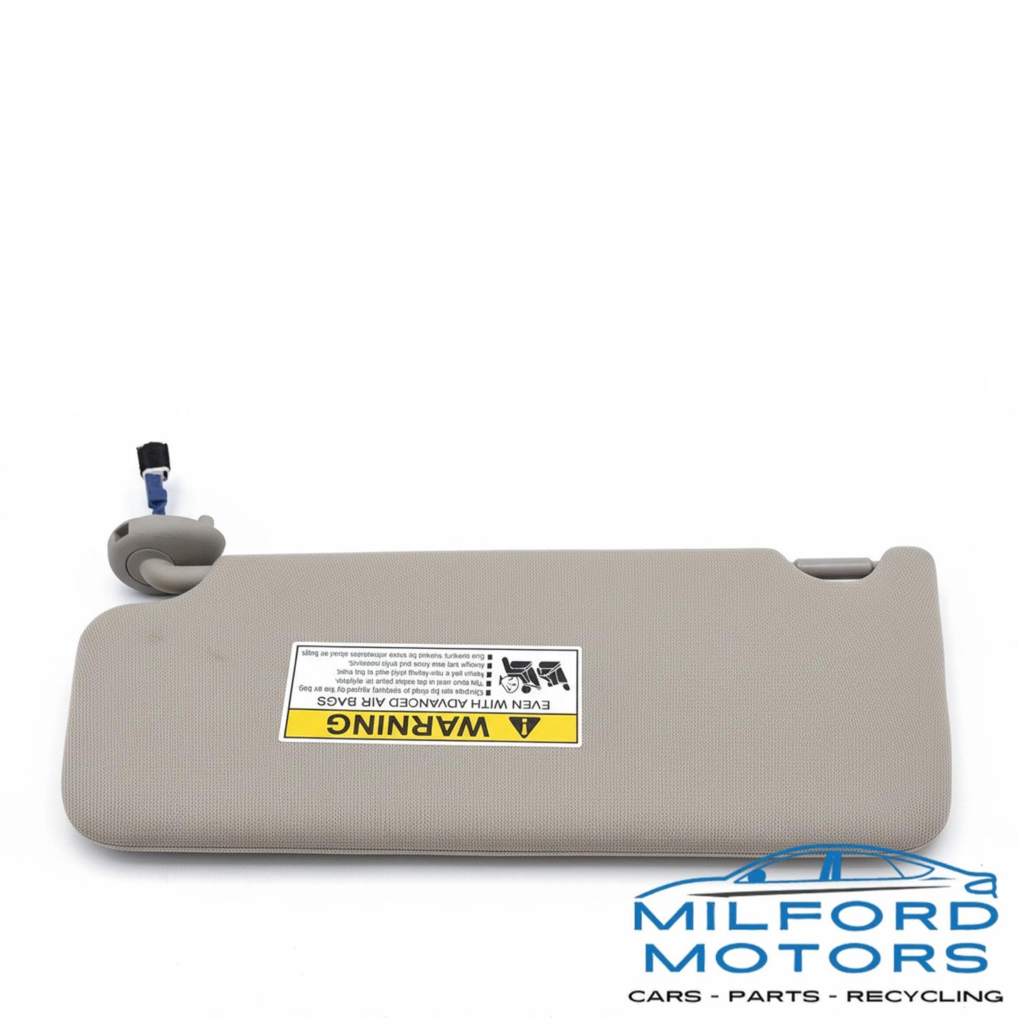 Gray Passenger Side Sun Visor  Fits 2018-2022 Honda Accord 1.5L