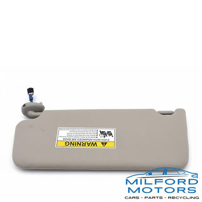Gray Passenger Side Sun Visor  Fits 2018-2022 Honda Accord 1.5L