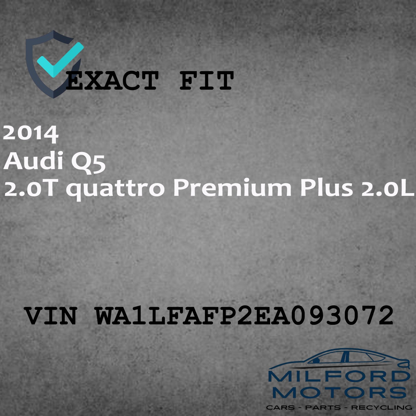 Driver Side View Mirror w/ Blind Spot Alert  Fits 2009-2014 AUDI Q5 2.0L