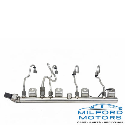 Set of Fuel Injector w/ Fuel Rails  Fits 2012 BMW 550i 4.4L