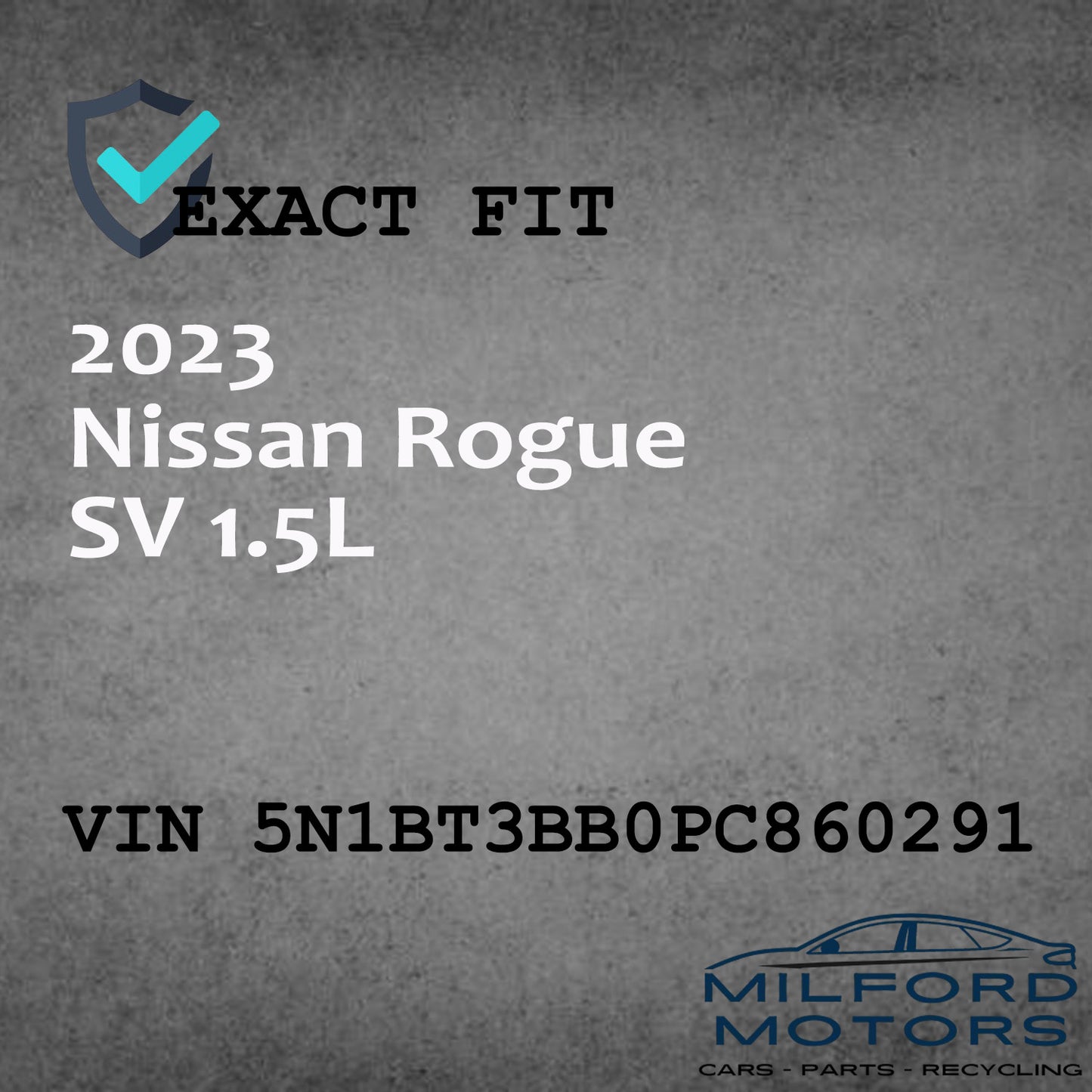 Black Automatic Temperature Control US Built  Fits 2021-2025 Nissan Rogue 1.5L