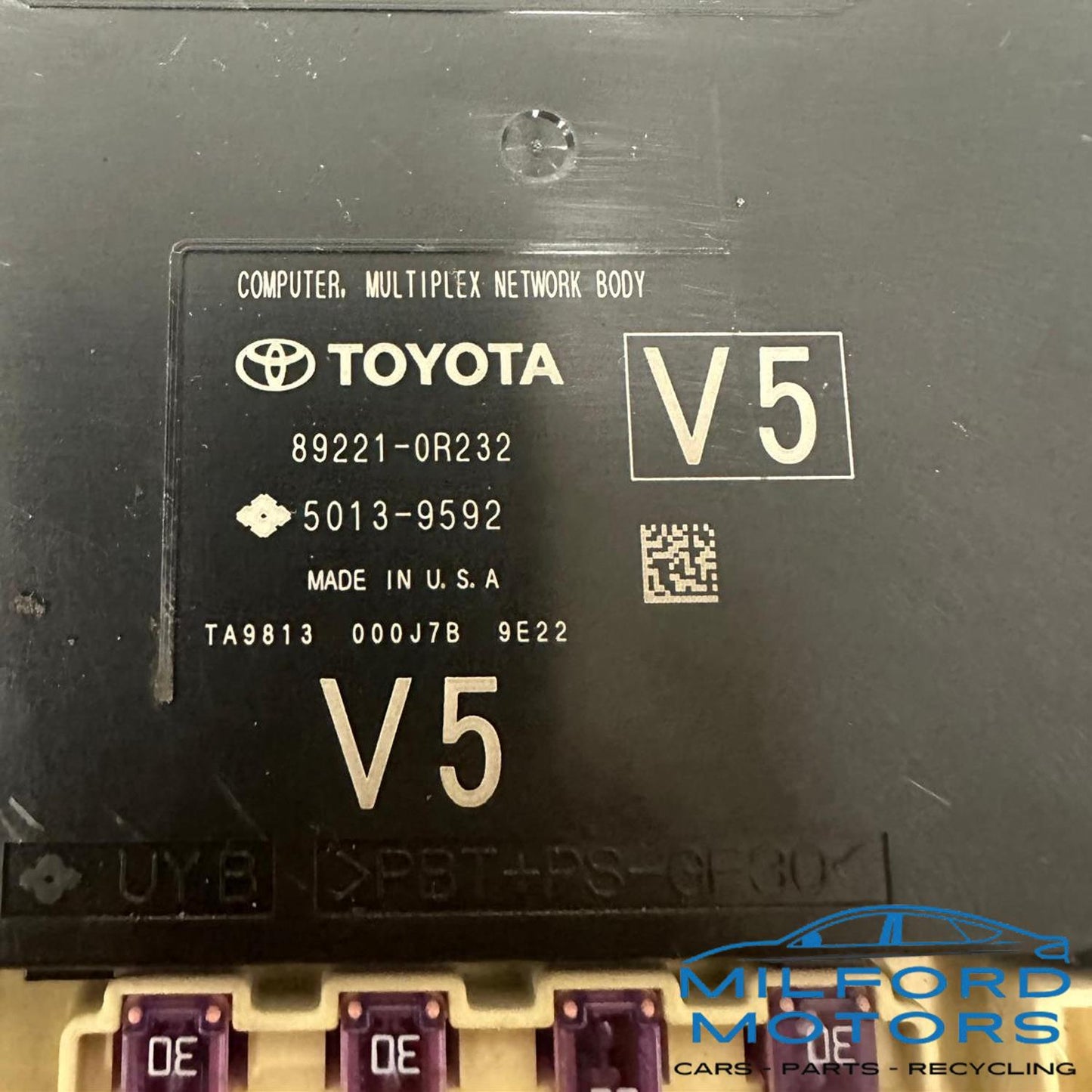 Multiplex Network Body Control Module  Fits 2019-2020 Toyota RAV4 2.5L