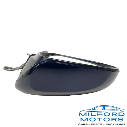 Blue Driver Side View Mirror Non-Heated Fits 2020-2024 Toyota Corolla Sedan 2.4L