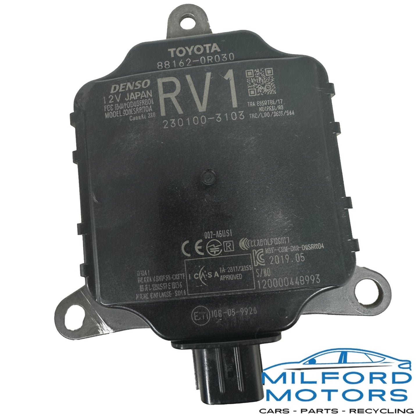 Rear Radar Camera Projector Unit Blind Spot  Fits 2019-2024 Toyota RAV4 2.5L