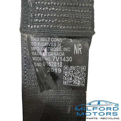 Rear Passenger Side Black Seat Belt  Fits 2019 Toyota RAV4 XLE 2.5L