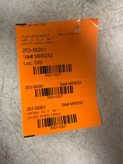 Front Driver Side Wheel AirBag  Fits 2004-2008 Toyota Corolla Matrix Sedan 1.8L