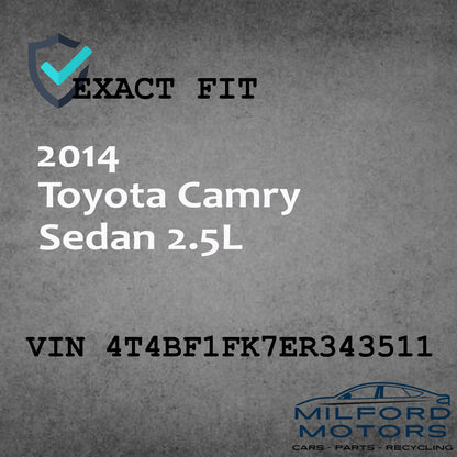 Driver Side Tail Lamp Quarter Panel Mounted  Fits 2012-2014 Toyota Camry 2.5L