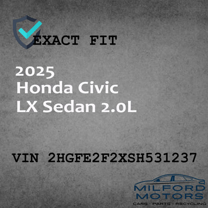 Audio Equipment Radio w/ Display Screen  Fits 2025 Honda Civic LX Sedan 2.0L