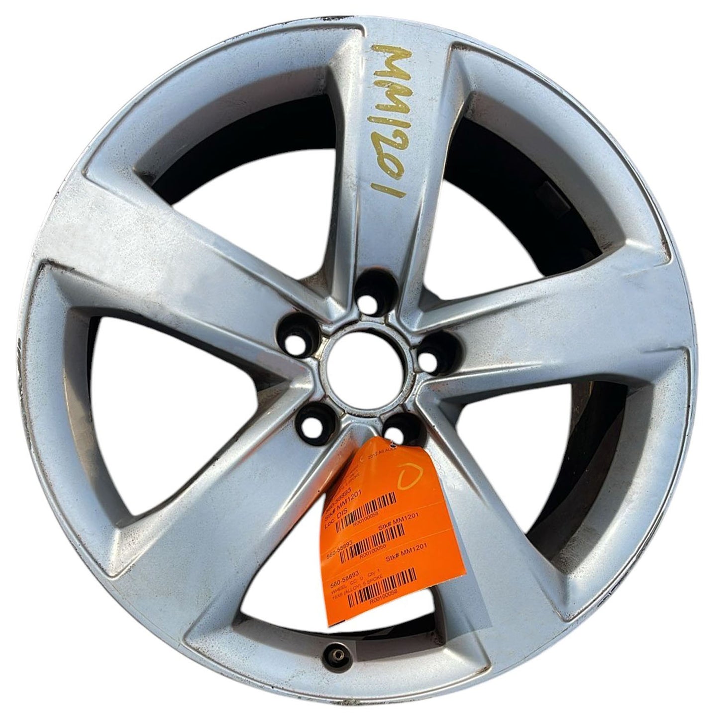 Alloy 5 Spoke Wheel Rim 18X8 Fits for 2012 Audi A6 3.0L