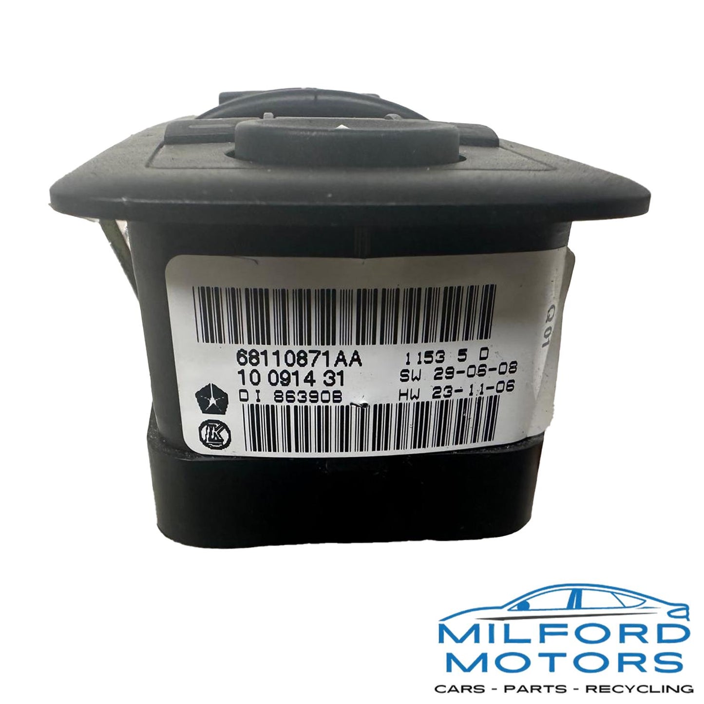 Front Door Switch Driver's Master  Fits 2016-2020 Dodge Caravan