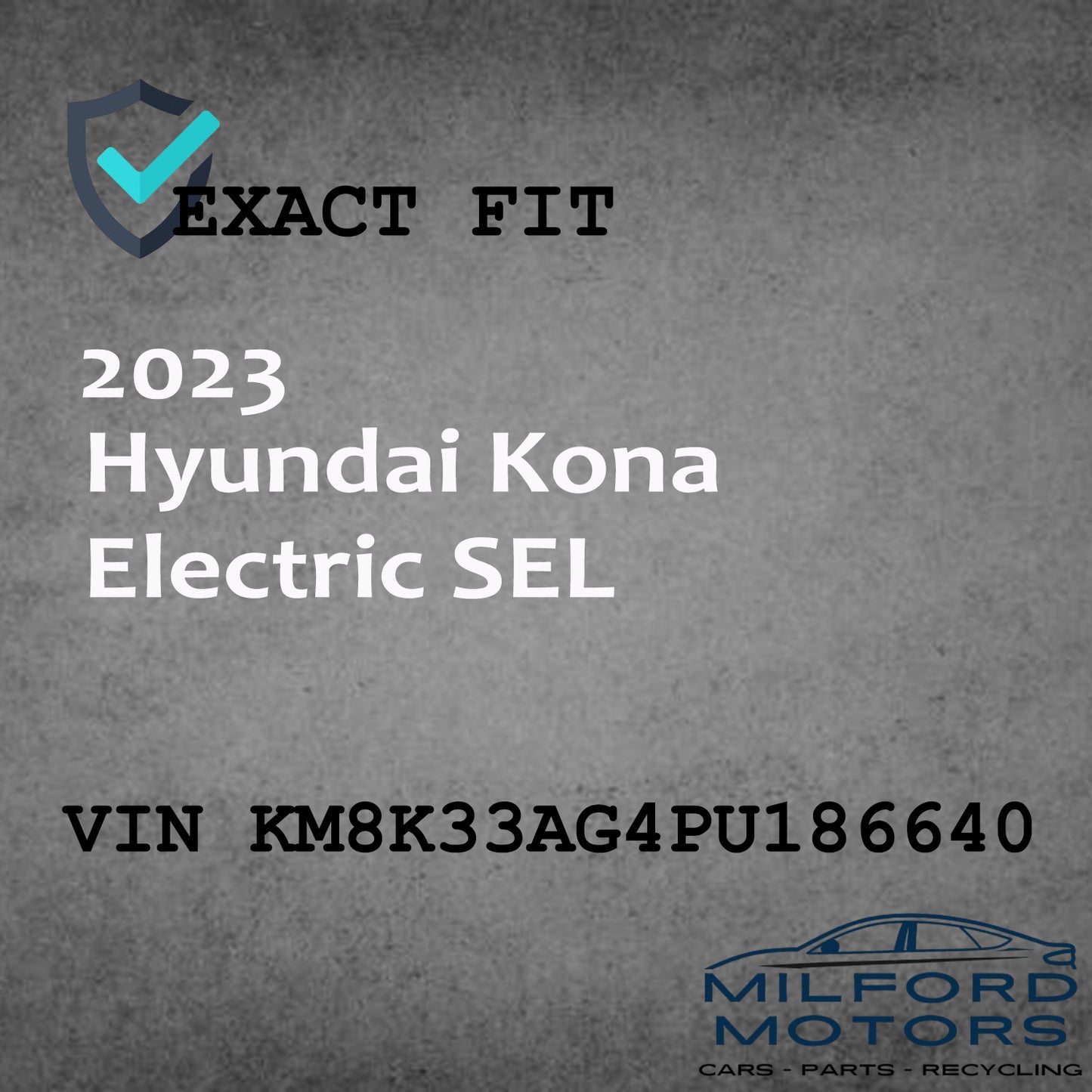 Passenger Side View Mirror  Fits 2023 Hyundai Kona Electric SEL