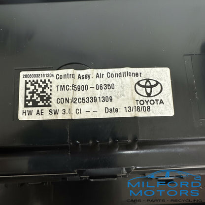 Black Manual Temperature Control Fits 2012-2014 Toyota Camry Sedan 2.5L