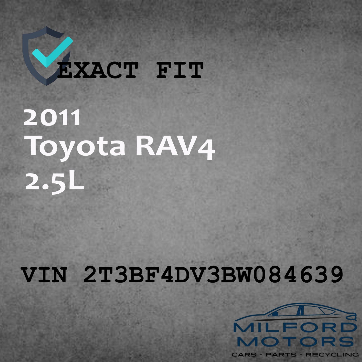 Electronic Control Module Engine/Motor Fits 2011 RAV4 2.5L ID 89661-0R240