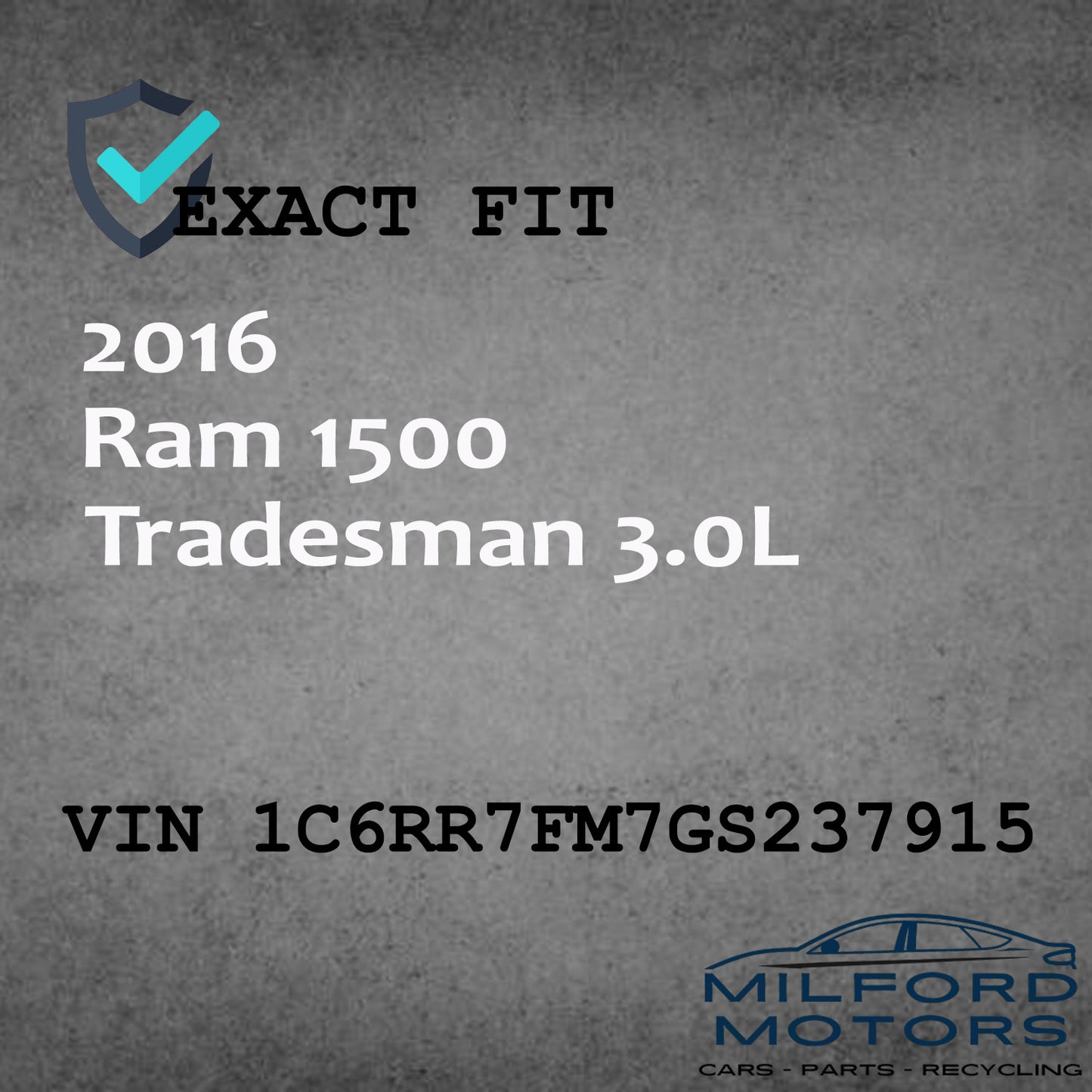 Tow Haul/ Traction Control Switch Fits 2016 Ram 1500 Tradesman 3.0L