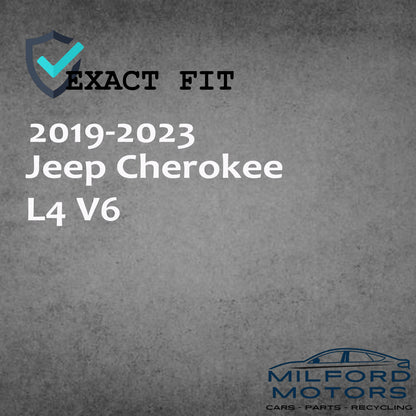 Black Dual Zone Temperature Control Fits 2019-2023 Jeep Cherokee L4 V6