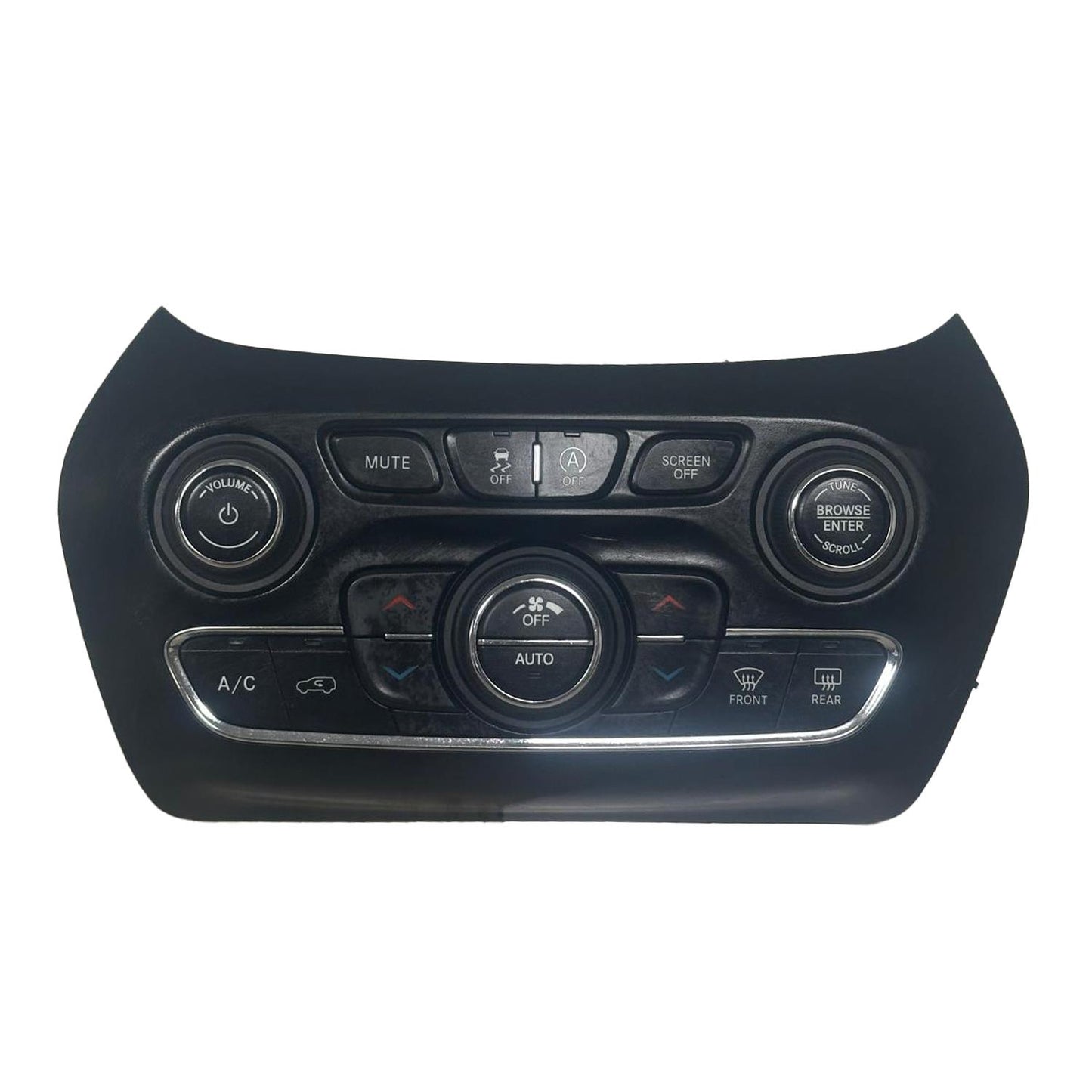 Black Dual Zone Temperature Control Fits 2019-2023 Jeep Cherokee L4 V6