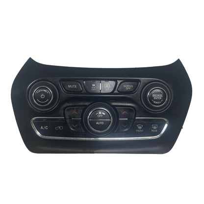 Black Dual Zone Temperature Control Fits 2019-2023 Jeep Cherokee L4 V6
