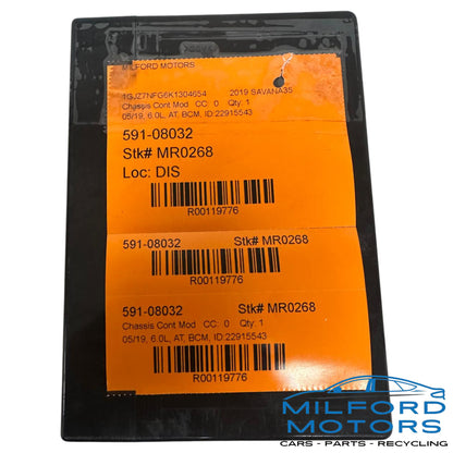 Chassis BCM Body Control Module Fits 13-2024  Savana 3500 Enclave Traverse  6.0L