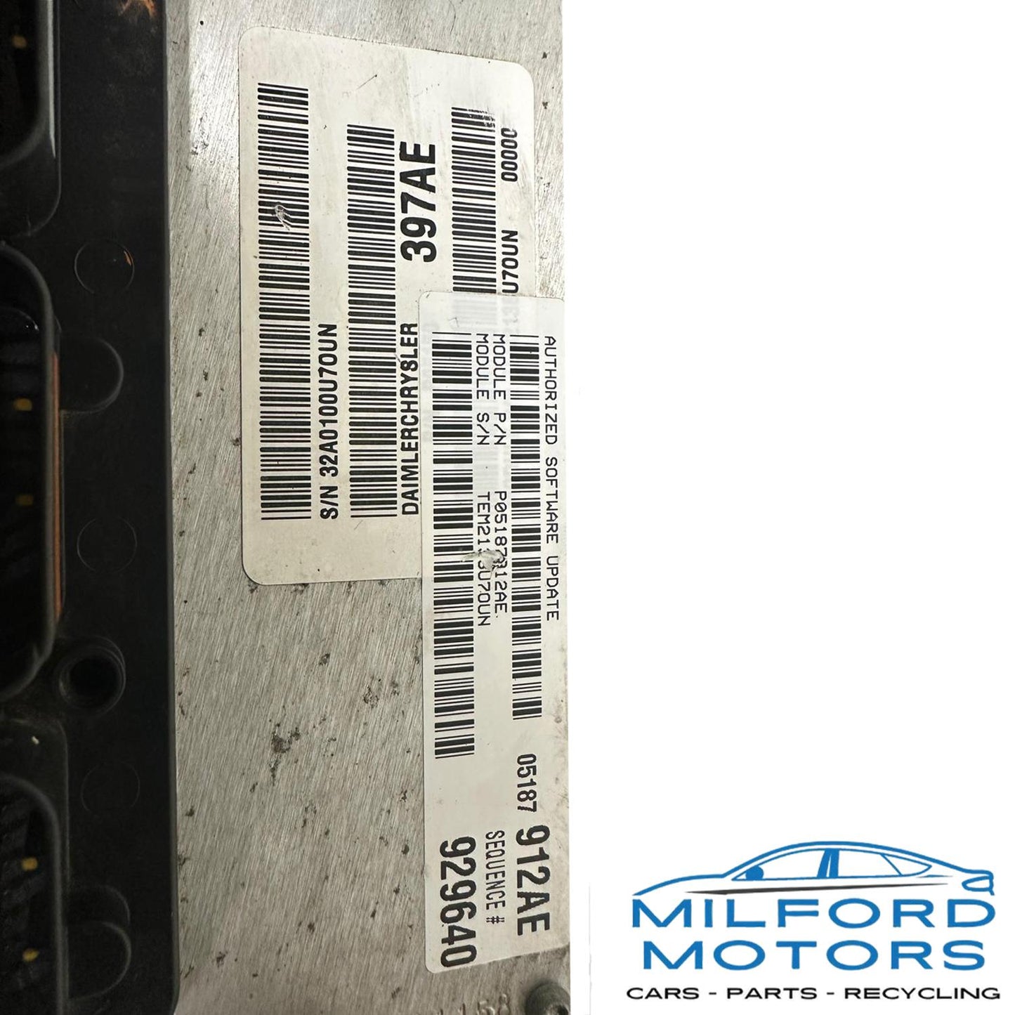 Electronic Control Module Engine/Motor Fits 08-10 Challenger 300 Charger Magnum