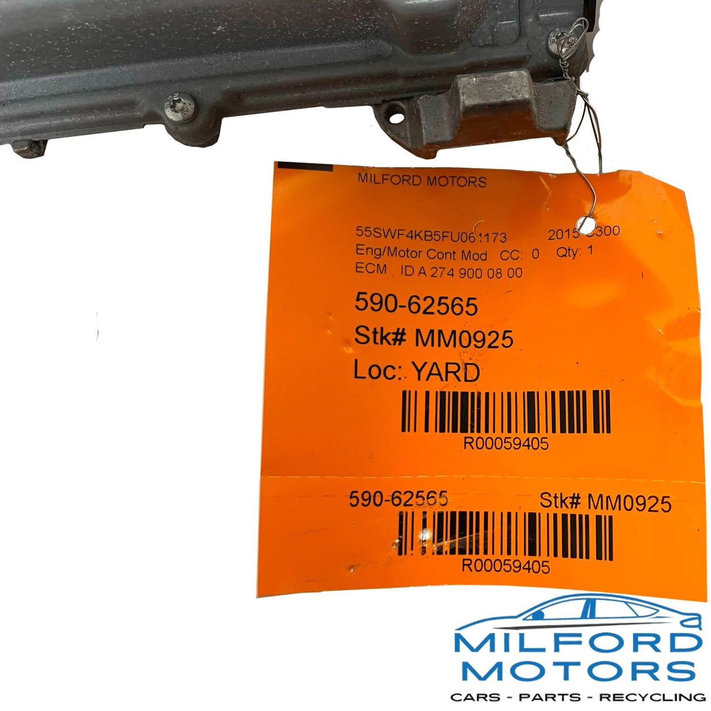 Electronic Control Module Engine/Motor Fits For 2015 Mercedes-Benz C-Class 2.0L