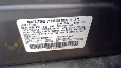 OEM Interior Rear View Mirror w/ Auto Dimming Fits 2009-2014 Nissan 370Z 3.7L