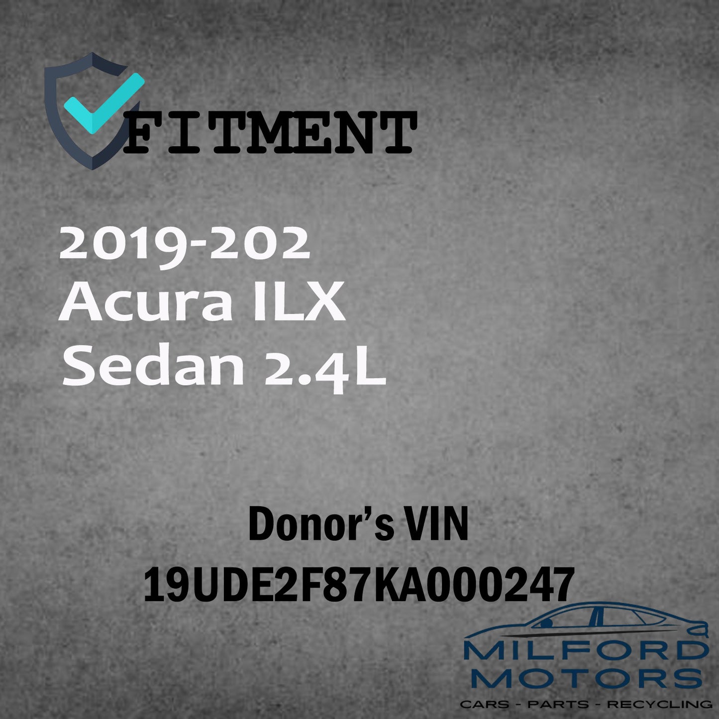 Black Automatic Temperature Control – Fits 2019-2022 Acura ILX Sedan 2.4L