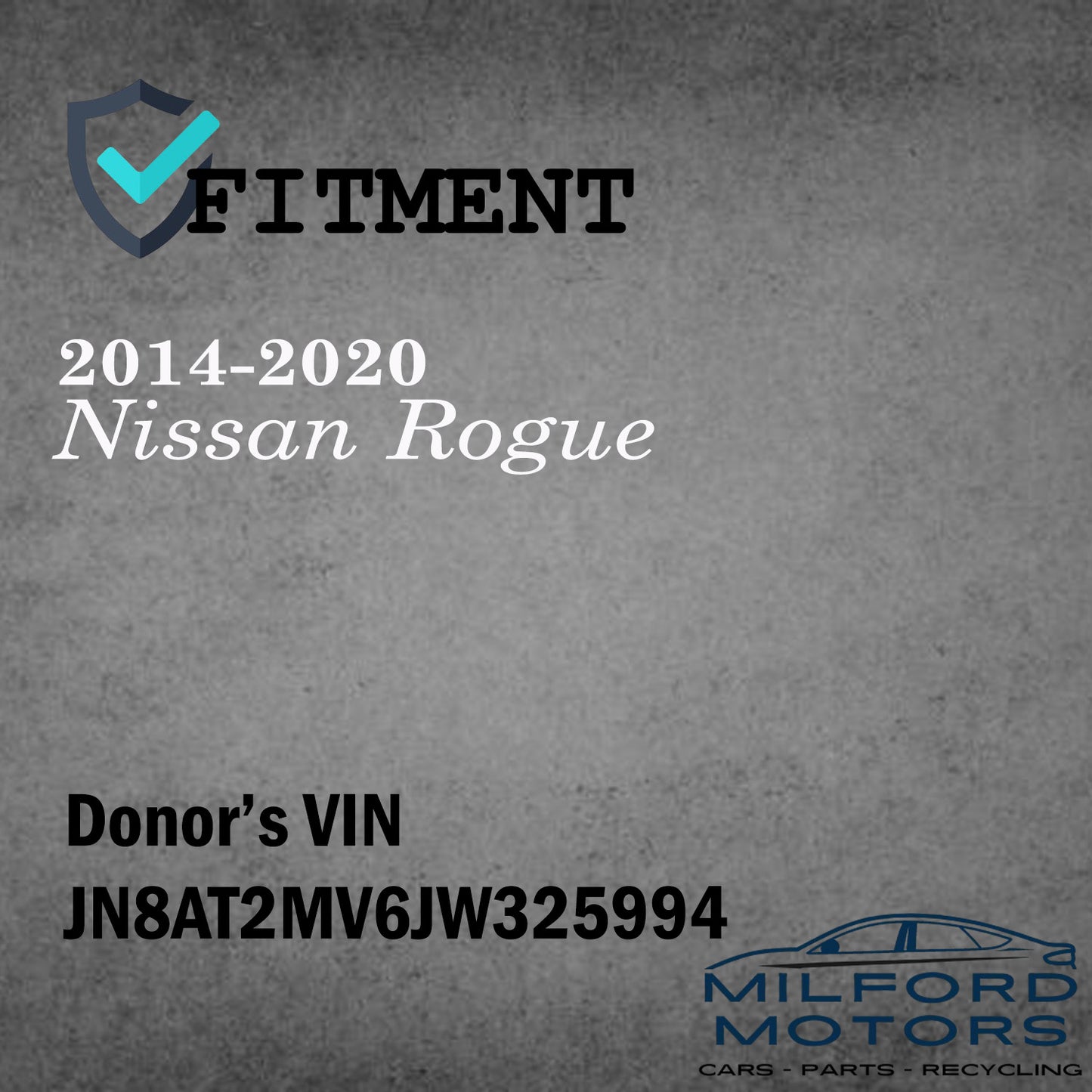 Power Heated Driver Side View Mirror Fits 2014-2020 Nissan Rogue 2.5L