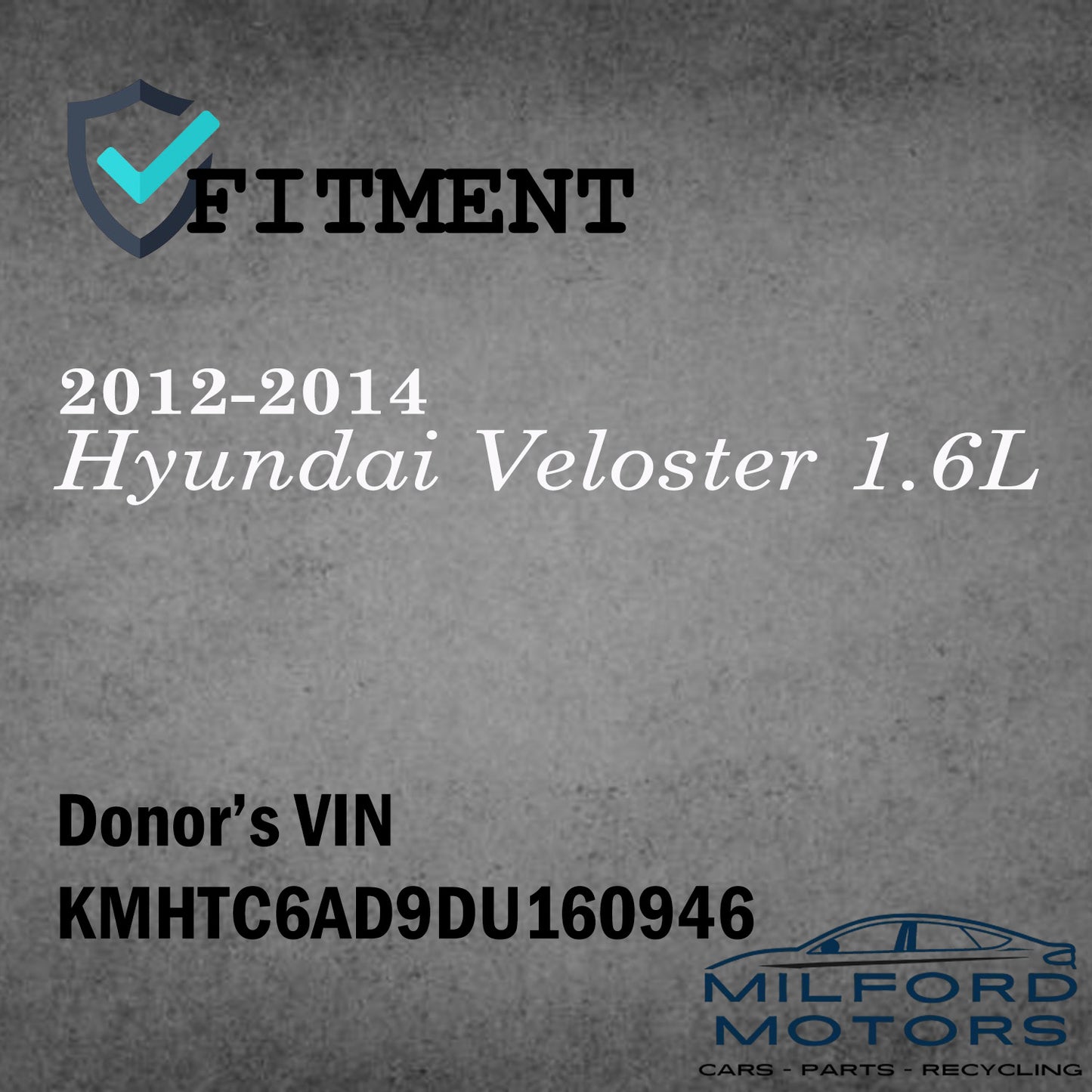 Power Heated Passenger Side View Mirror Fits 2012-2014 Hyundai Veloster 1.6L