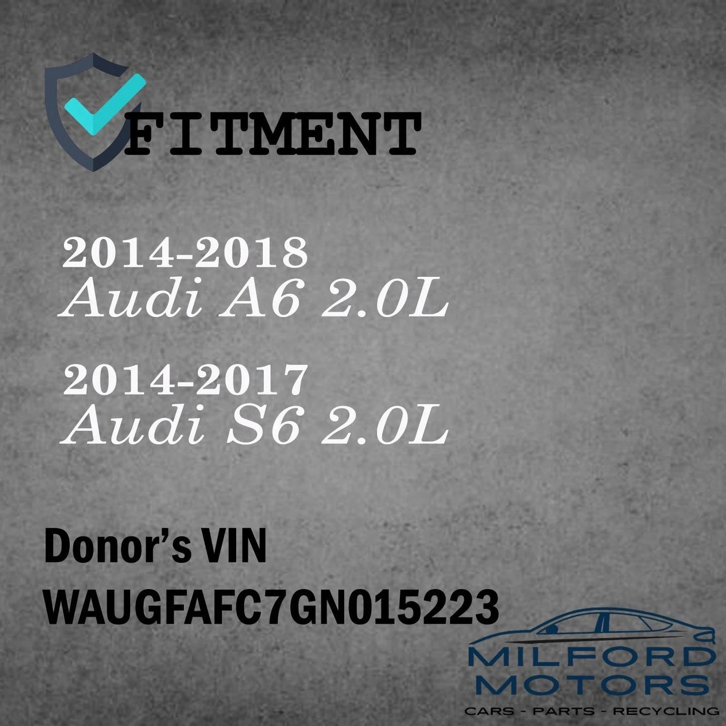 Power/Electric Folding Passenger Side View Mirror Fits 2014-2018 Audi A6 S6 2.0L